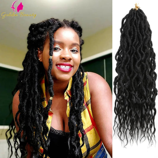 Tresses crochetées , Faux Locs