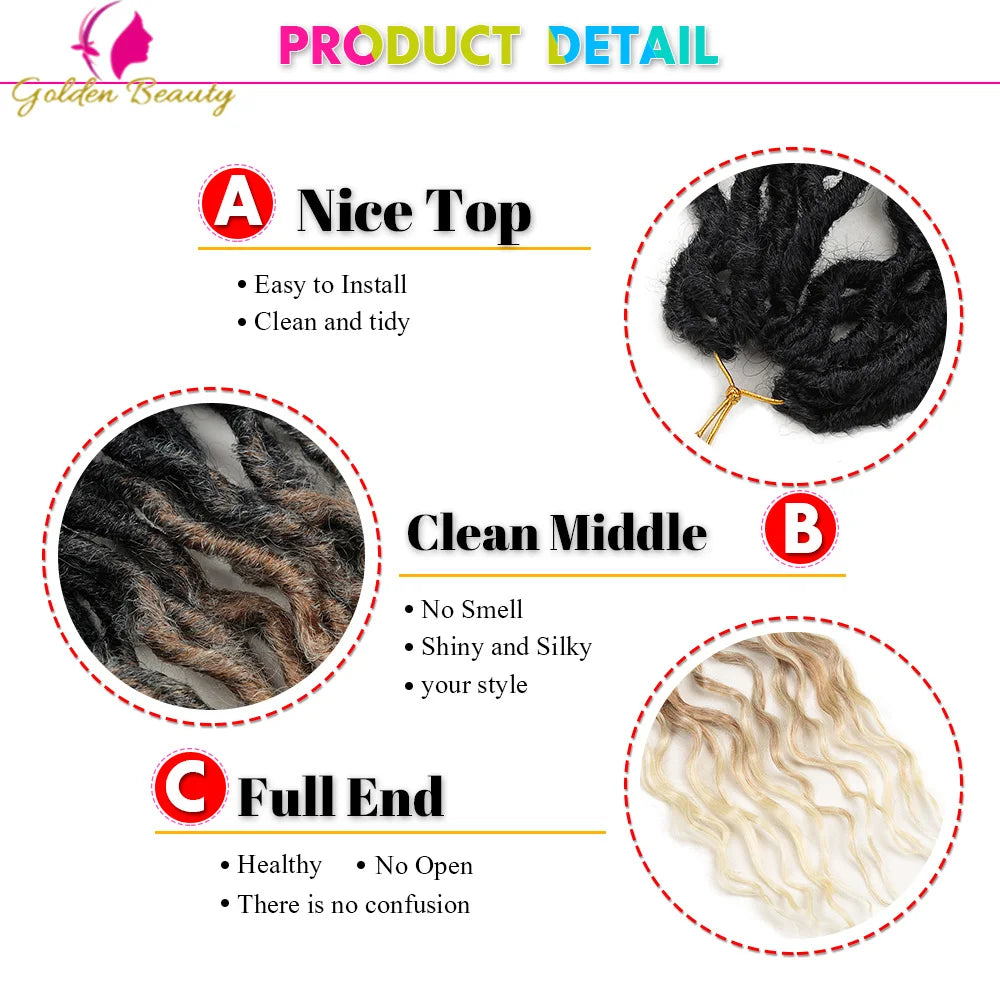 Tresses crochetées , Faux Locs